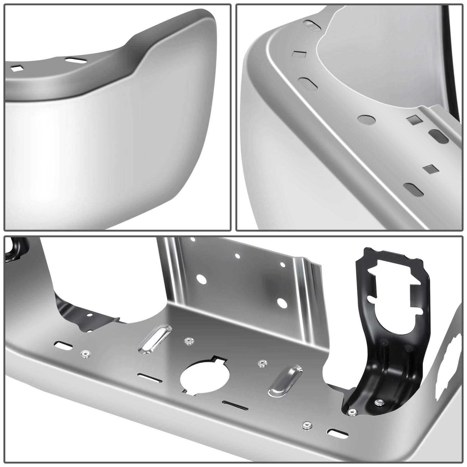 13-18 Ram 2500/3500 Chrome Rear Bumper Bar Without Park Assist