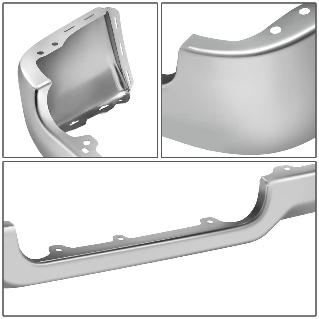 2019-2024 Ram 1500 Dual Exhaust Chrome Rear Bumper
