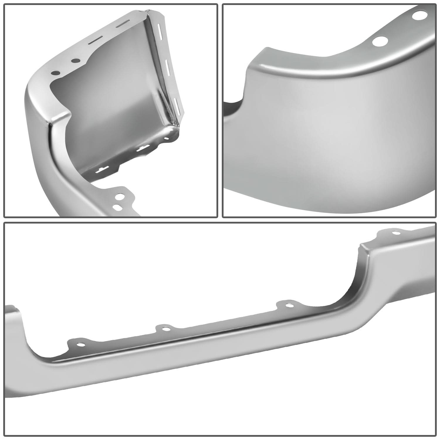 2019-2024 Ram 1500 Dual Exhaust Chrome Rear Bumper
