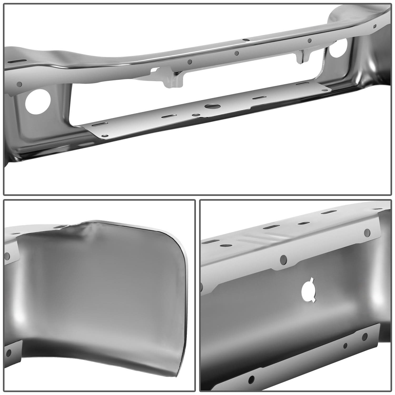 04-08 Ford F-150 / 06-08 Lincoln Mark LT Chrome Rear Bumper