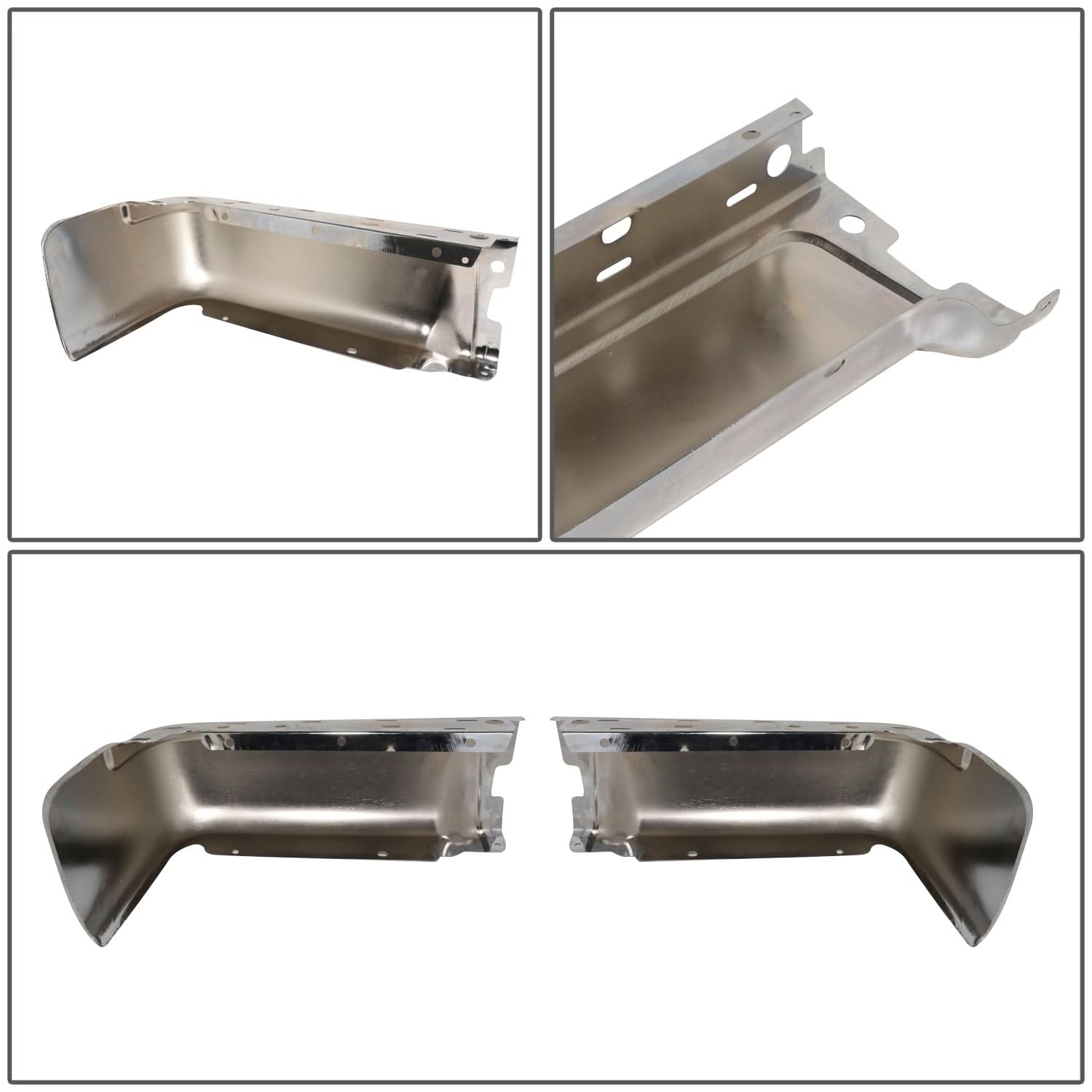 09-14 Ford F-150 Fleetside Rear Bumper Cover Chrome