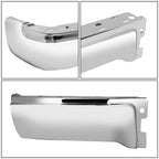2009-2014 Ford F-150 Rear Bumper Cover Chrome Left Fleetside