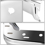 09-14 Ford F-150 Fleetside Rear Bumper Cover w/ Sensor Holes Chrome