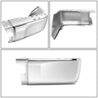 2014-2021 Toyota Tundra Rear Bumper Cover - Right - Chrome