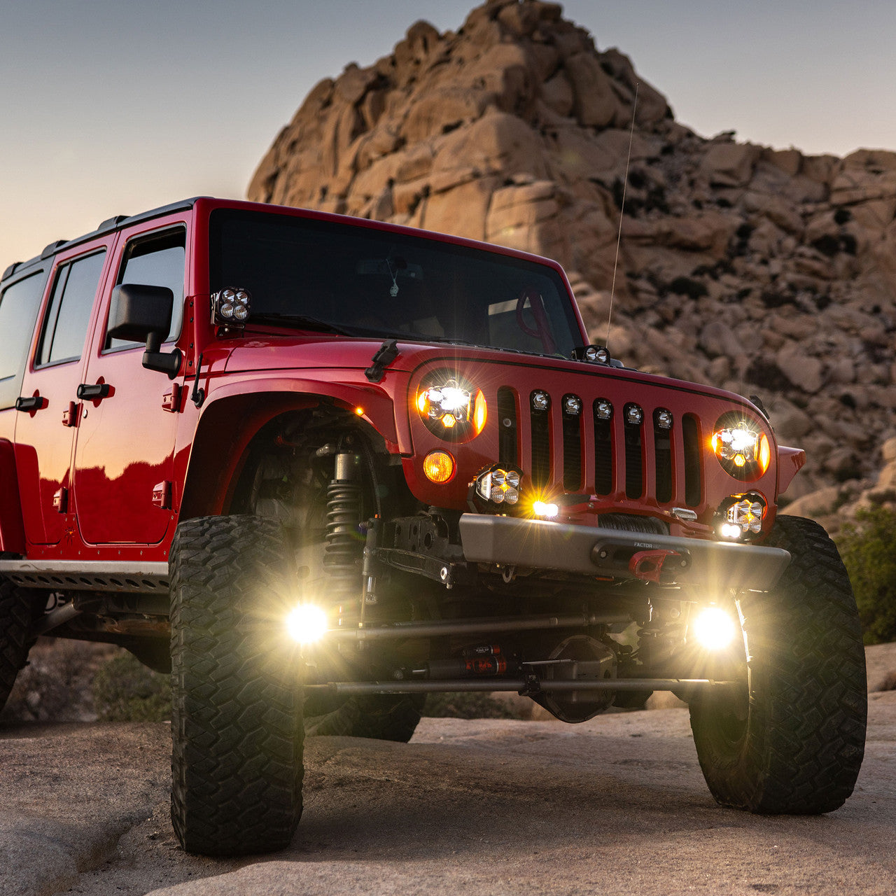 Jeep JL / JT Steerable Knuckle Pod Light Mounts (2018+ Gladiator/Wrangler) By Gatekeeper Off-Road