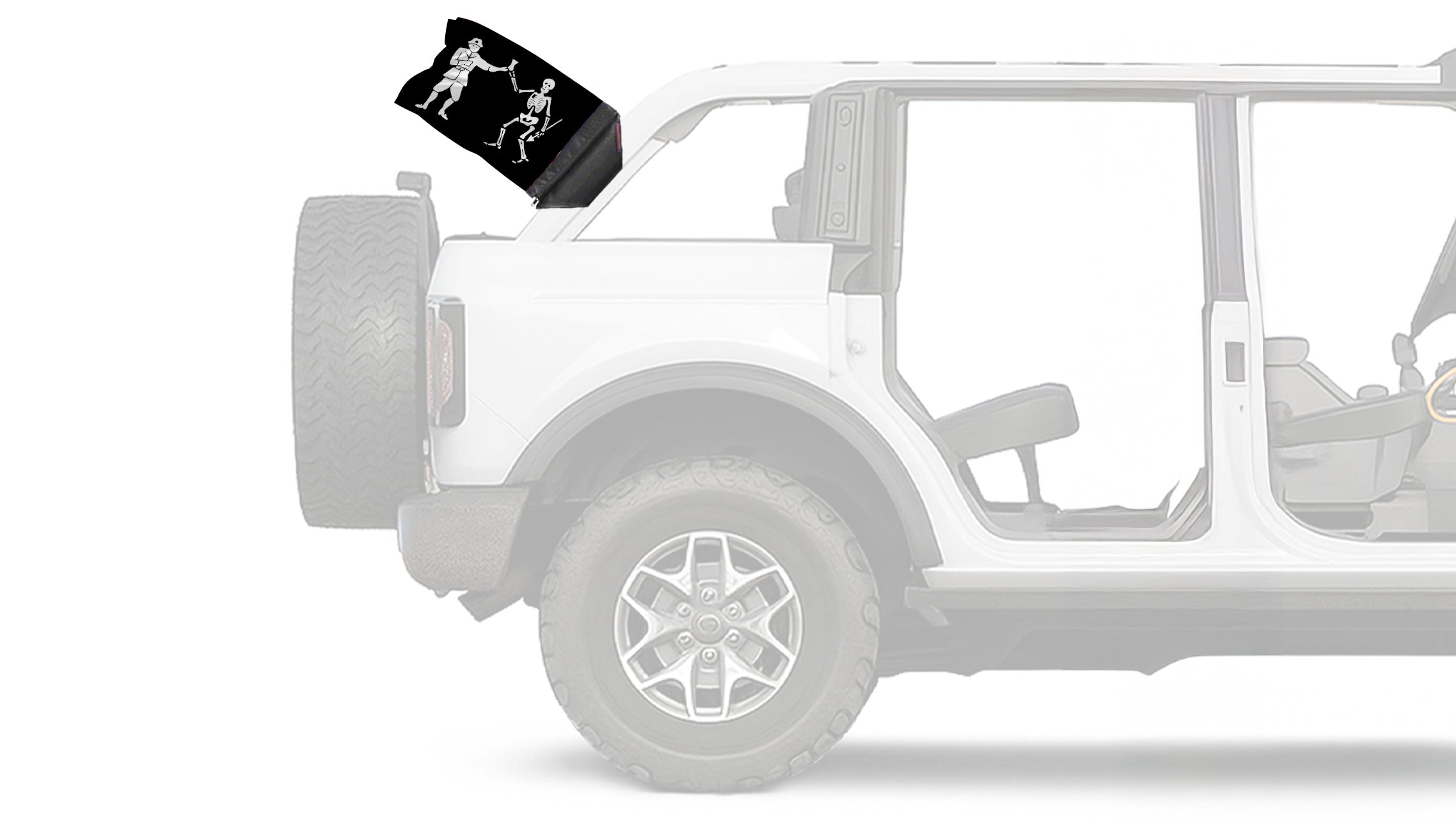 Bartholomew Roberts 12"x18" Forever Wave Flag