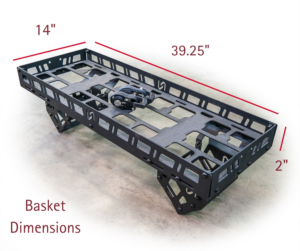 Turn Offroad Universal Offroad Spare Tire Storage Rack - Offroad Ice Chest Carrier