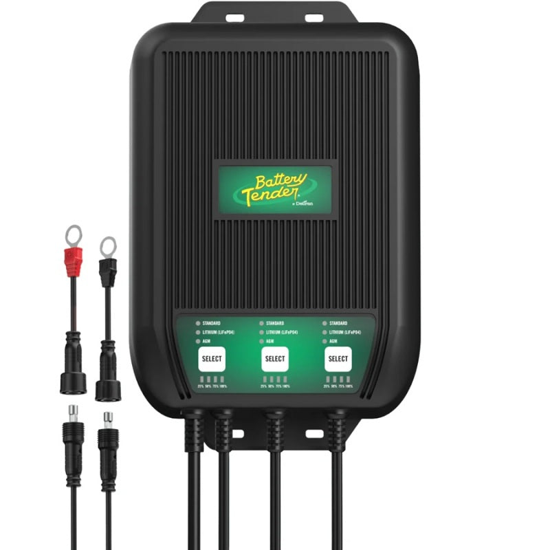 Battery Tender 30A 12V Wave Charge Pro 3 Bank Battery Charger Marine