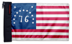Bennington 12"x18" Forever Wave Flag for Boats