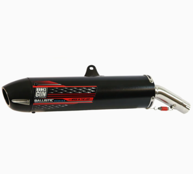 Big Gun 08-10 Polaris Outlaw 450 MXR Ballistic Series Slip On Exhaust