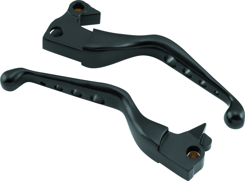 Bikers Choice 04-13 XL O-Series 4 Holed Lever Set Black