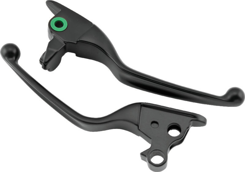 Bikers Choice 08-13 FLH FLT Black Lever Set Replaces H-D 38843-08