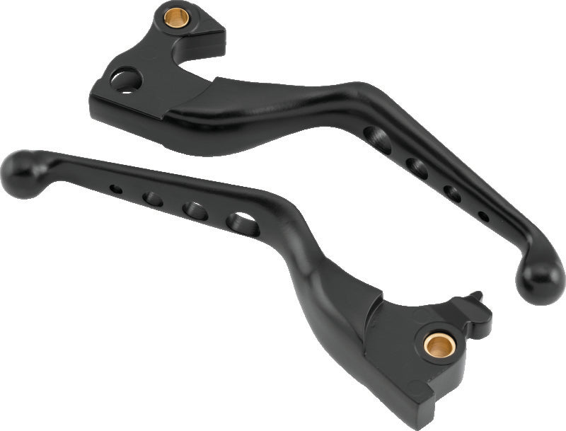 Bikers Choice 14-22 XL Black O Series 4 Hole Lever Set