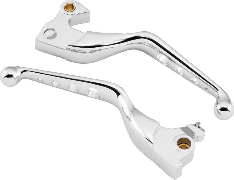 Bikers Choice 14-22 XL Chrome O Series 4 Hole Lever Set