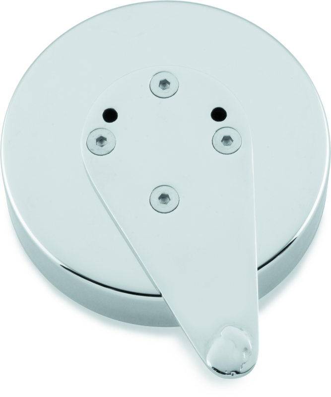 Bikers Choice 74-E79 FX Chrome Ratchet Dust Cover / Lever Set