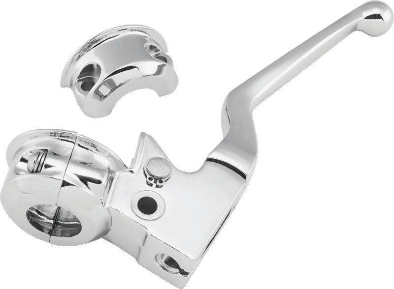 Bikers Choice 82-95 Big Twin / XL Chrome Clutch Lever With Bracket