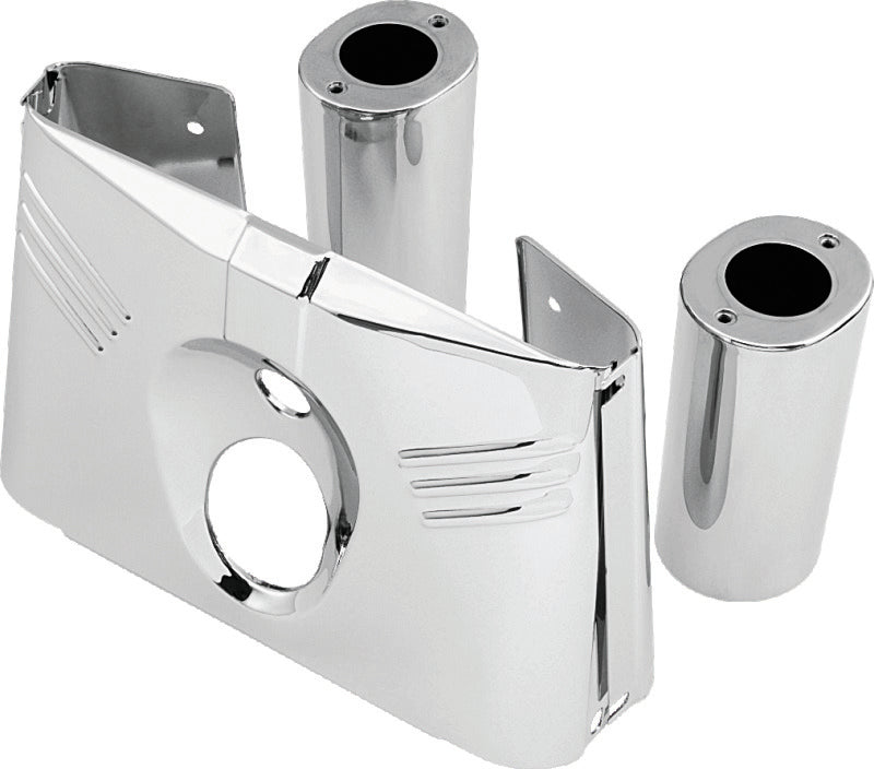 Bikers Choice 86-08 FLST Chrome 5 Piece Tin Fork Cover Kit