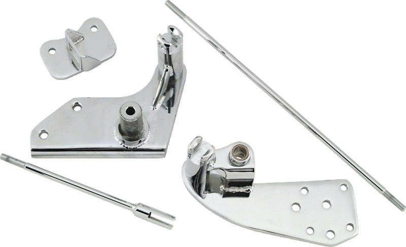 Bikers Choice 87-99 FXST/C/S Chrome 3 Inch Extended Forward Control Kit W/O Engine Guards