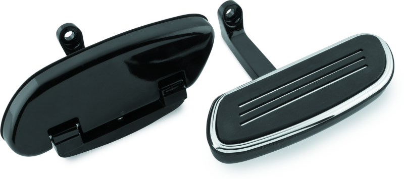 Bikers Choice 93-Up Touring Passenger Floorboards Replaces H-D 50378-07 Black