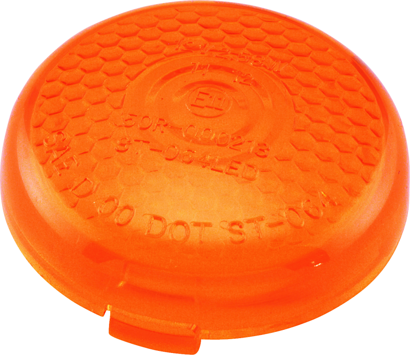 Bikers Choice Replacement Honeycomb Amber Lens For LED Bullet Turn Signal
