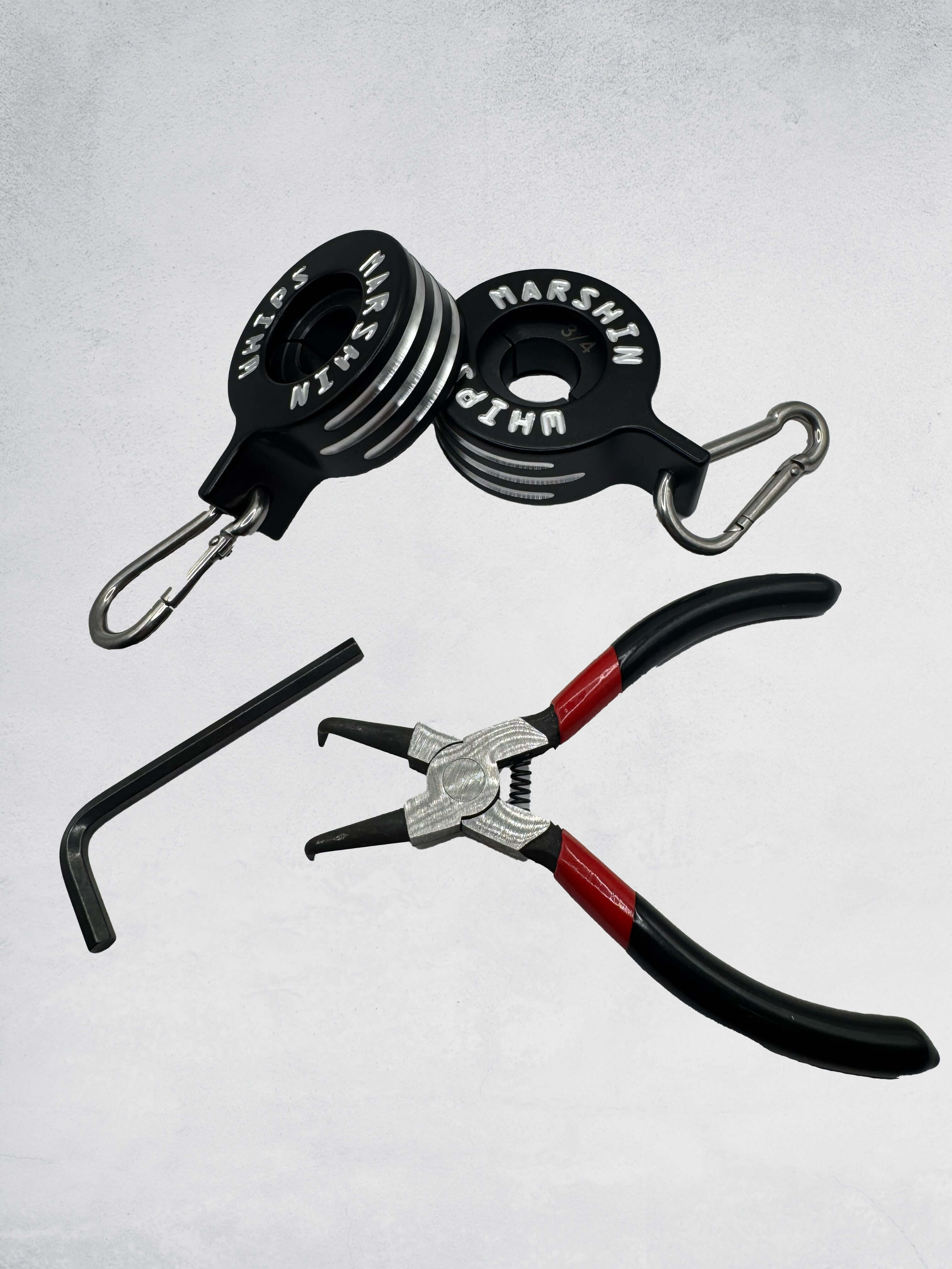 Marshin Whips 5/8" Rotating Flag Clips | NON-LED Day Whips ONLY | Game Changer Series