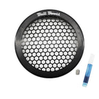 Black Billet 4" Inch Turbo Inlet Guard Velocity Stack Adapter Bellmouth Intake Hex - Bull Boost Performance