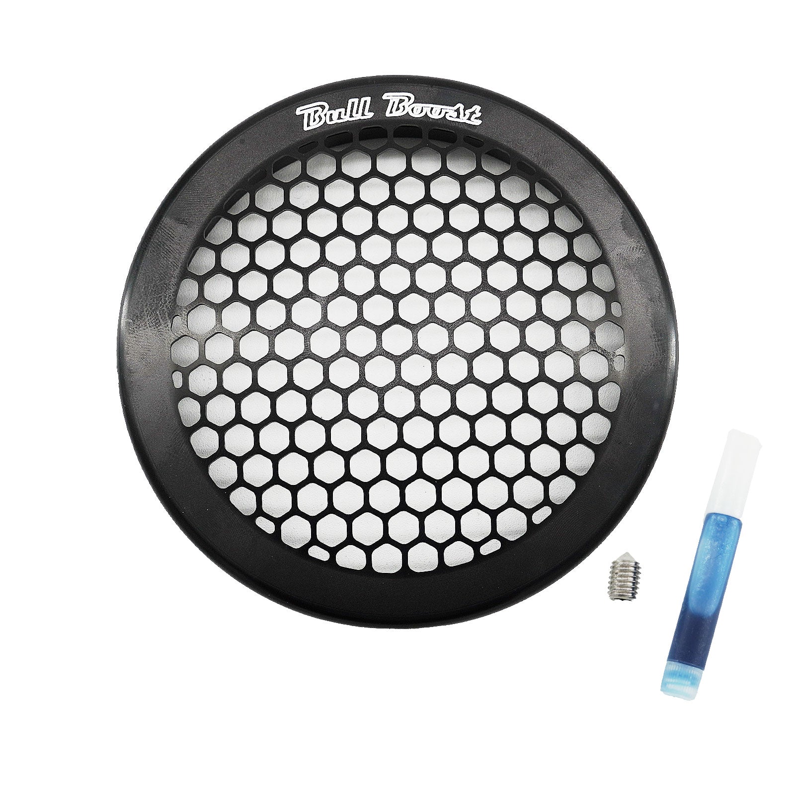 Black Billet 4" Inch Turbo Inlet Guard Velocity Stack Adapter Bellmouth Intake Hex - Bull Boost Performance