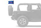 America 250 12"x18" Forever Wave Flag for Jeep Wrangler JK 2-Door 2007-2018
