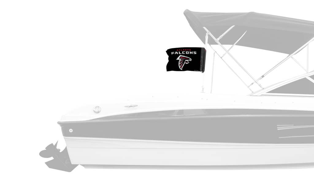 Atlanta Falcons 11"x17" Forever Wave Flag for Boats