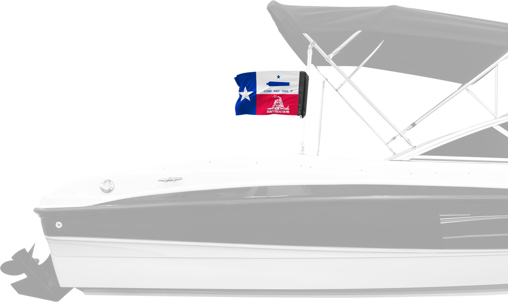 State Flag Texas Don't Tread 12"x18" Forever Wave Flag