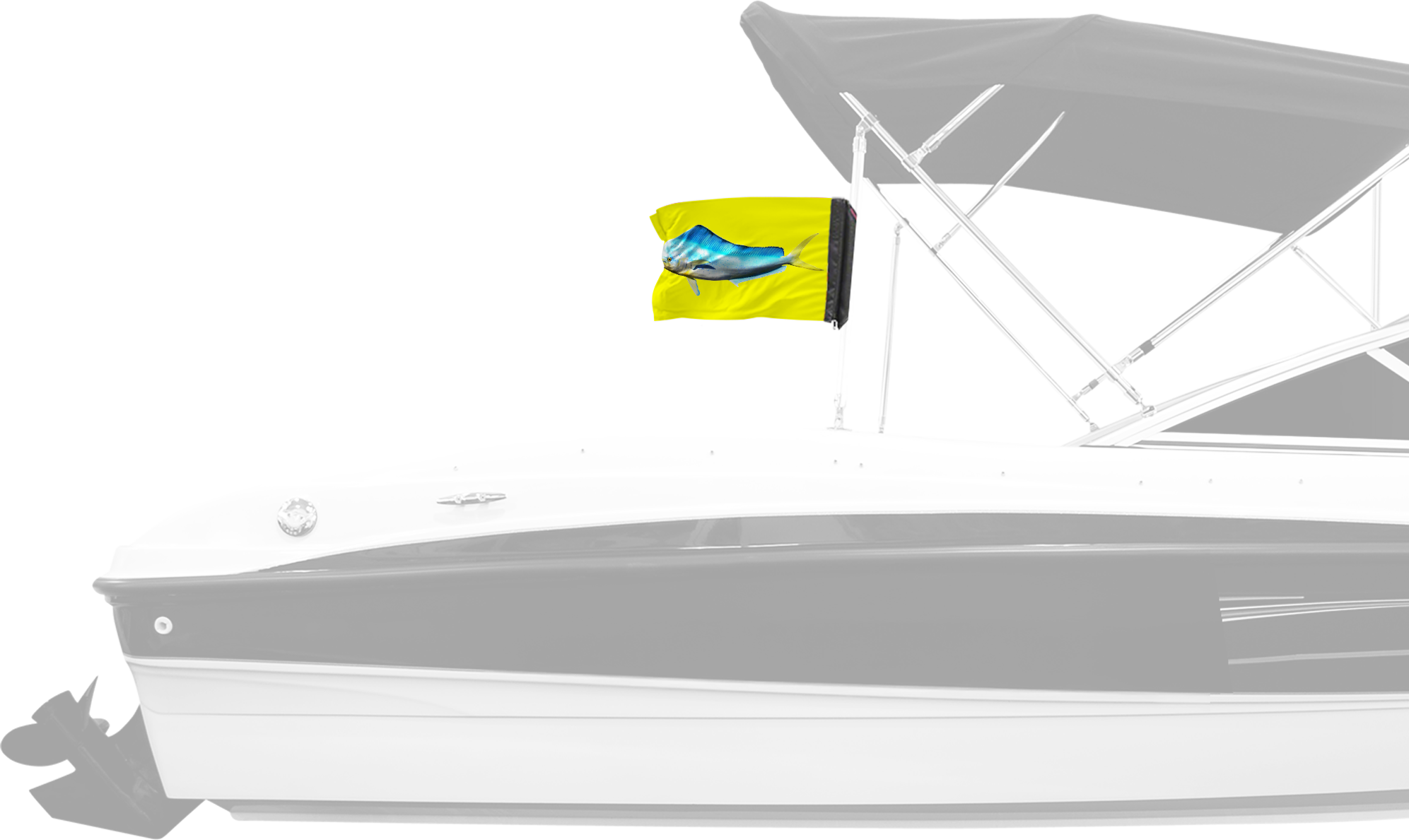 Dolphin 12"x18" Forever Wave Flag