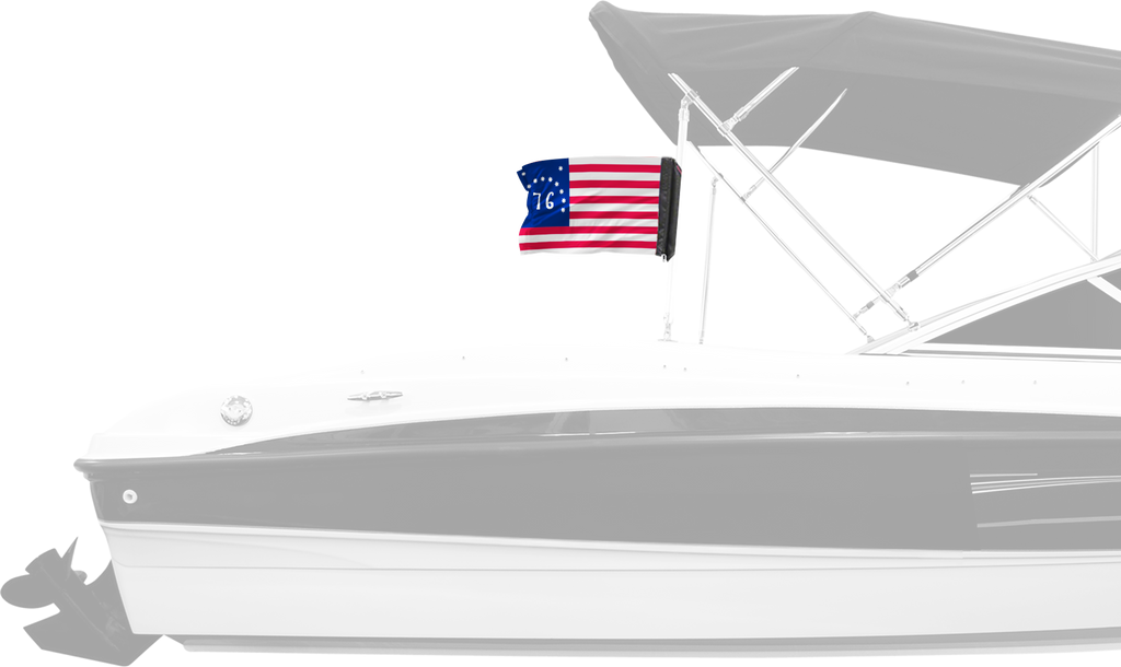 Bennington 12"x18" Forever Wave Flag for Boats
