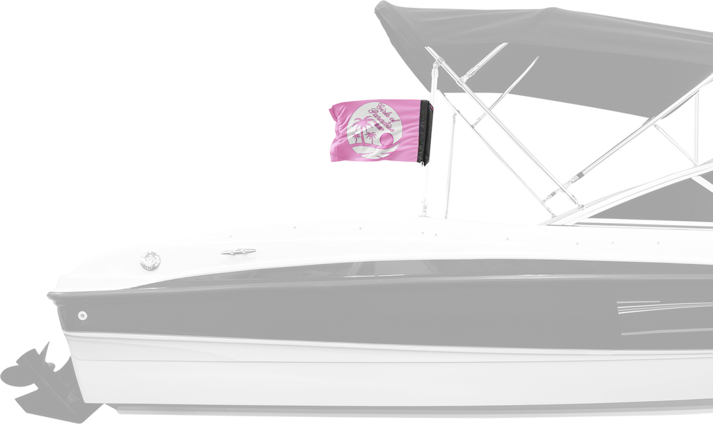 Girls Of Paradise 12"x18" Forever Wave Flag for Boats
