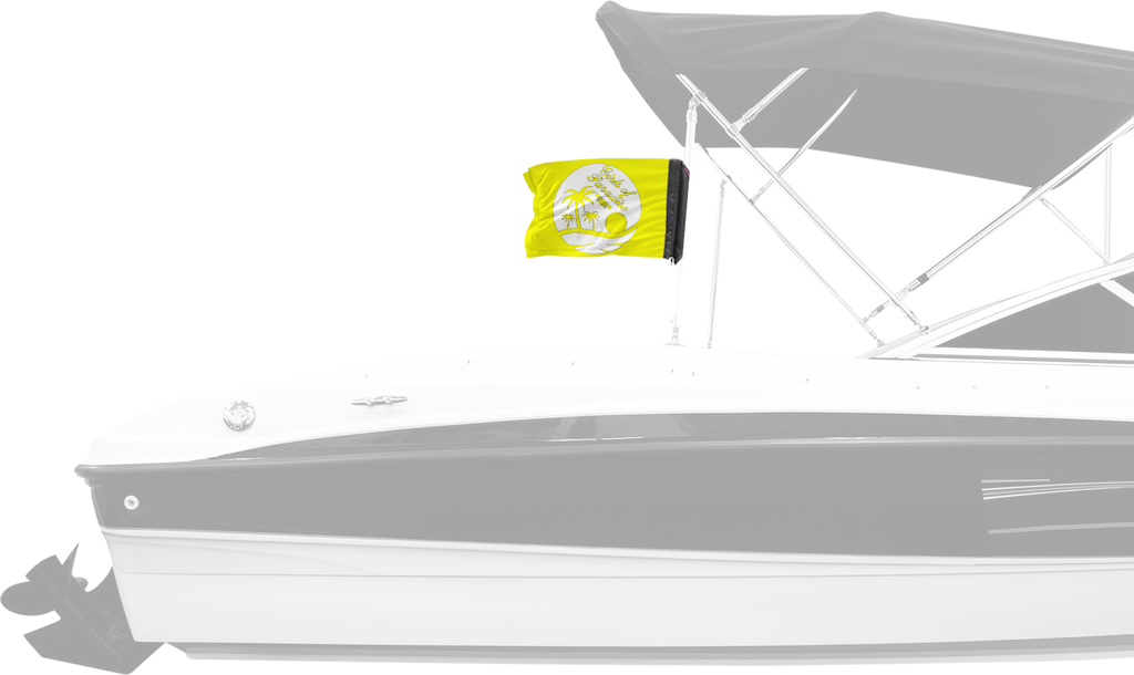 Girls Of Paradise 12"x18" Forever Wave Flag for Boats