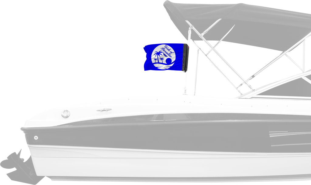 Girls Of Paradise 12"x18" Forever Wave Flag for Boats