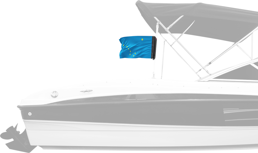 State Flag Alaska 12"x18" Forever Wave Flag