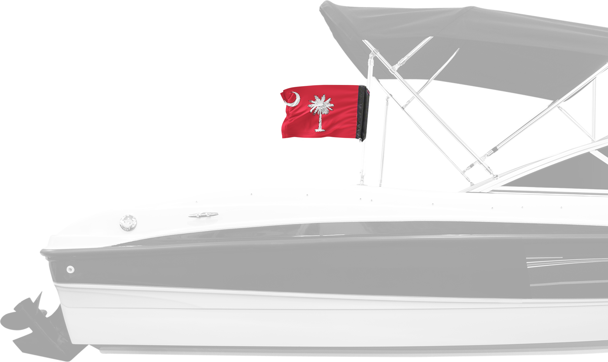 State Flag South Carolina Big Red 12"x18" Forever Wave Flag