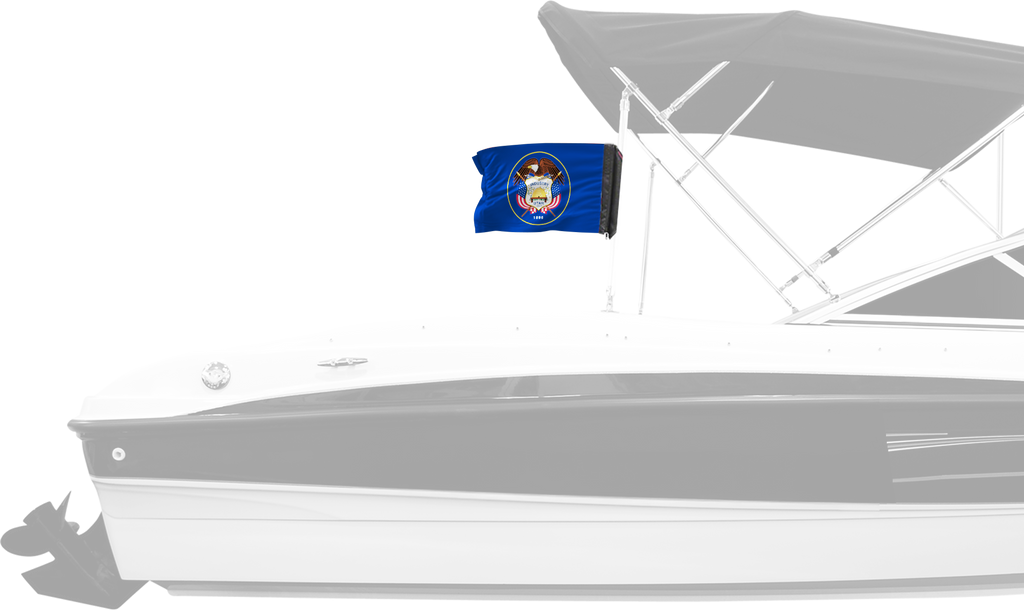 State Flag Utah "Old Style" 12"x18" Forever Wave Flag