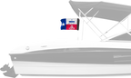 State Flag Texas Don't Tread 12"x18" Forever Wave Flag for Boats