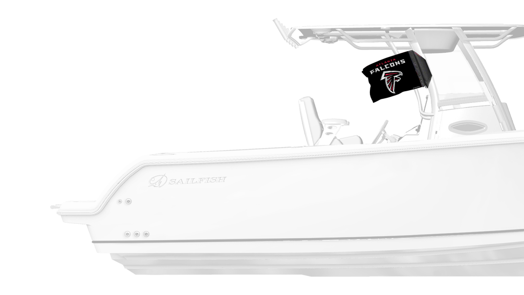 Atlanta Falcons 11"x17" Forever Wave Flag for Boats