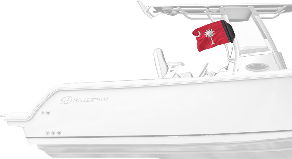 State Flag South Carolina Big Red 12"x18" Forever Wave Flag