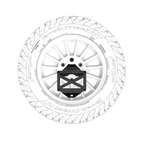 Body Armor 4x4 16-23 Toyota Tacoma/10-24 4Runner Pro Series II Tire Carrier W/ License Plate Holder