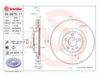 Brembo 2018 Porsche Macan OEM Brake Pad and Rotor Package