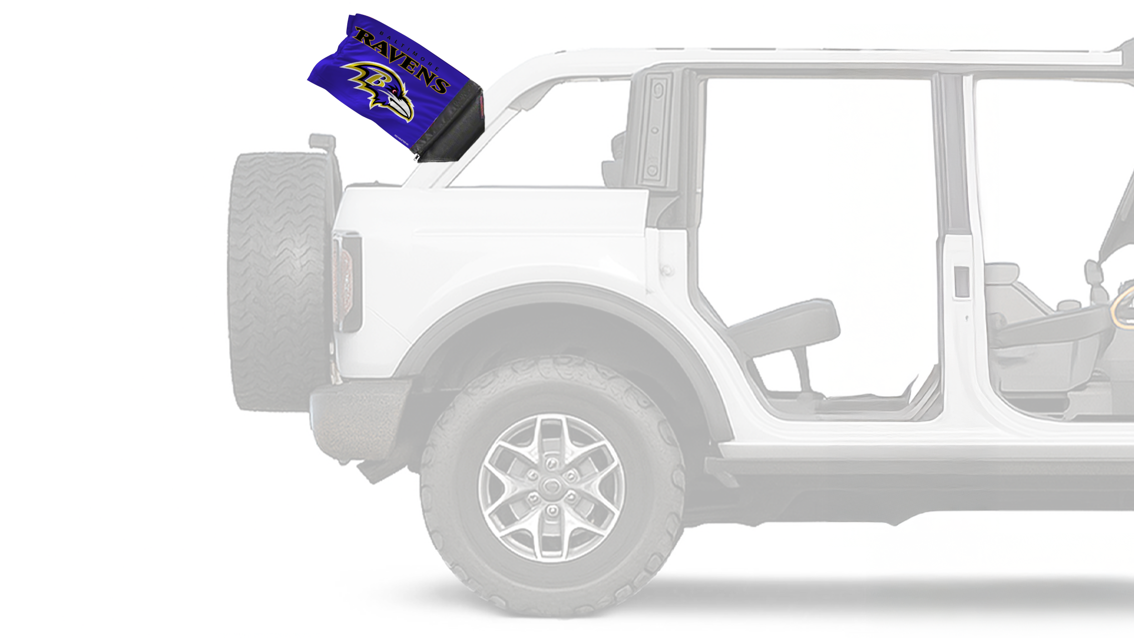 Baltimore Ravens 11"x17" Forever Wave Flag