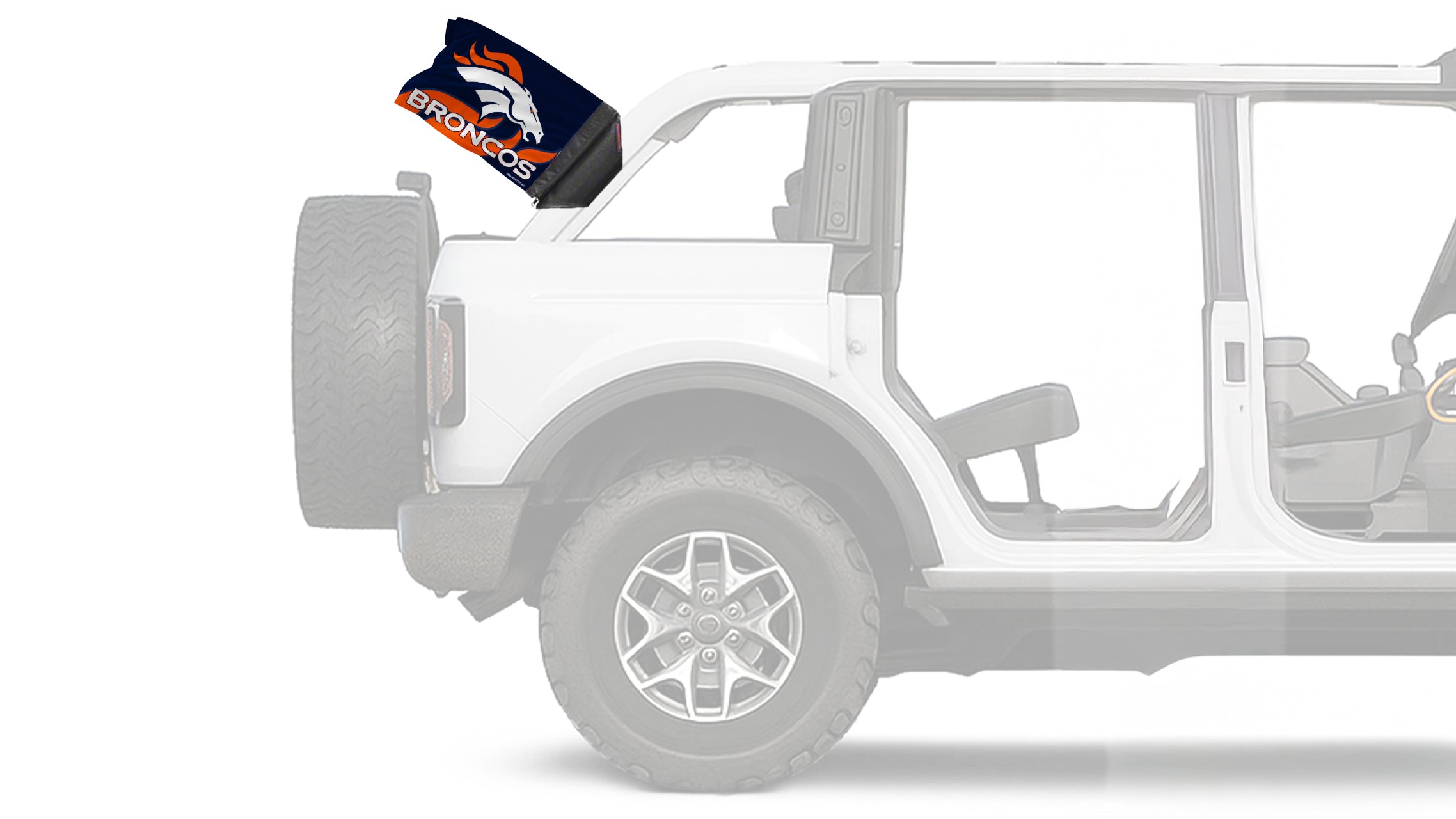 Denver Broncos 11"x17" Forever Wave Flag
