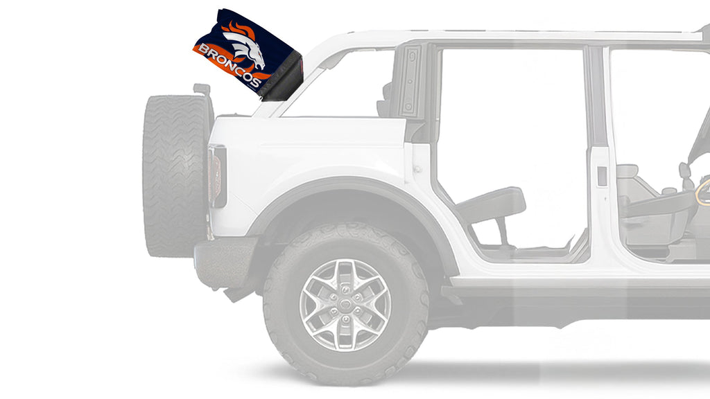 Denver Broncos 11"x17" Forever Wave Flag for Bronco