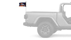 Denver Broncos 11"x17" Forever Wave Flag for Jeep Wrangler YJ 1986-1995