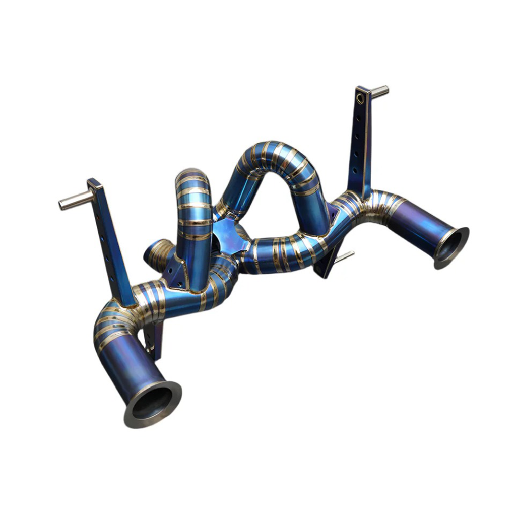 Titanium Straight Pipe Exhaust System for Lamborghini Aventador S LP740‑4 6.5L V12 - Bull Boost Performance