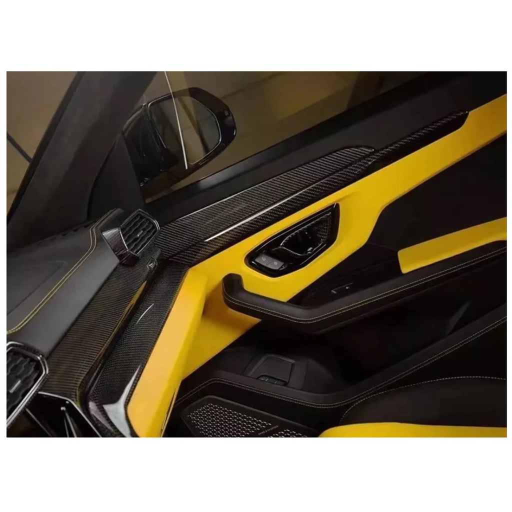 Dry Carbon Fiber Interior Trim Kit for Lamborghini Urus - Bull Boost Performance