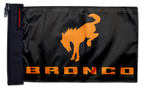 Bucking Bronco 12"x18" Forever Wave Flag for Jeep Wrangler TJ 1996-2006